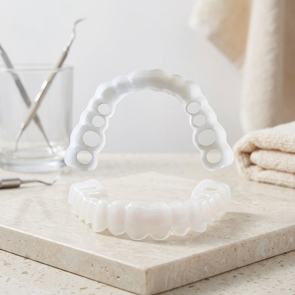 Chart Temporary Dental Braces  - Teeth Whitening With Braces recension och pris