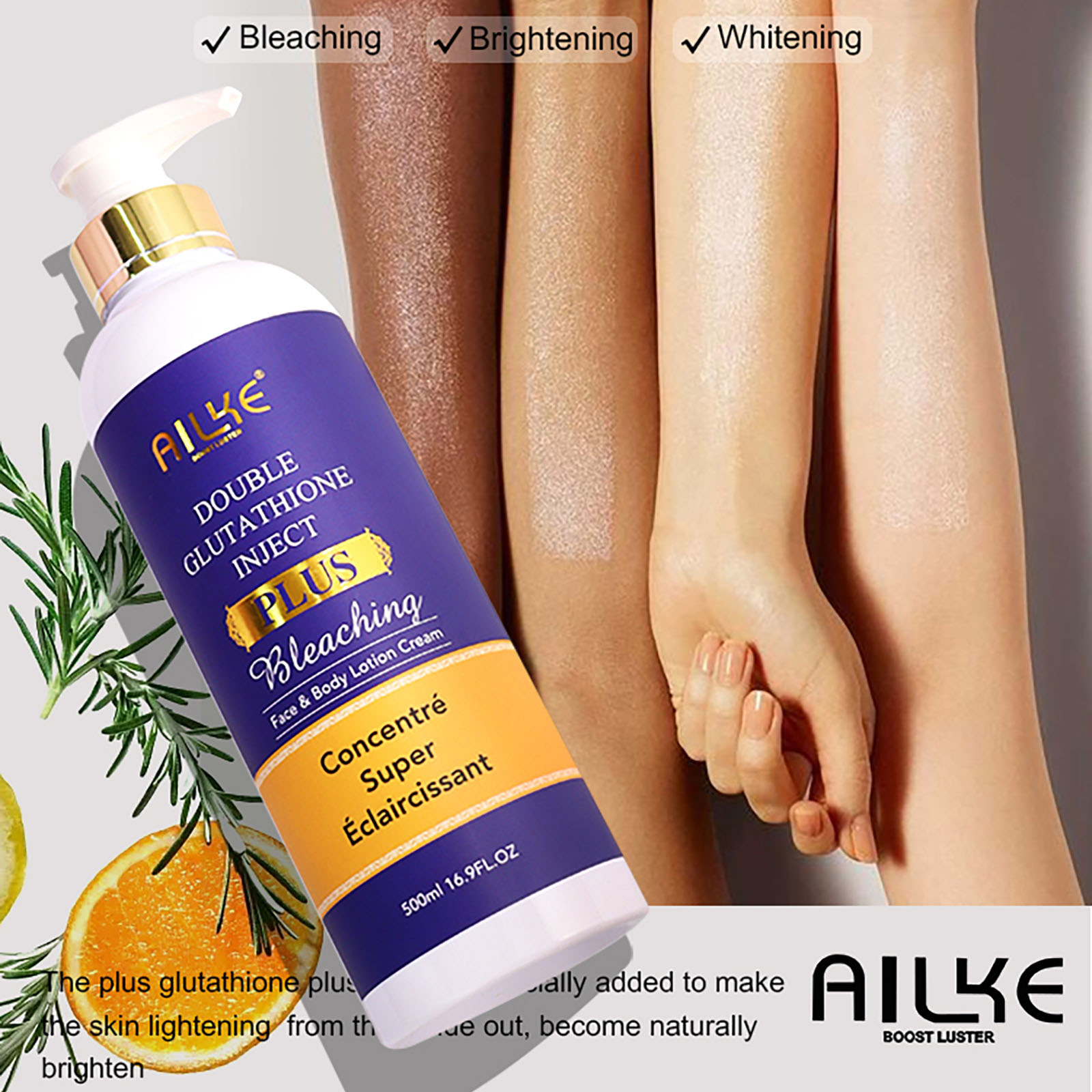 AILKE Glutathione Whitening Cr - Charcoal Whitening Paste recension och pris