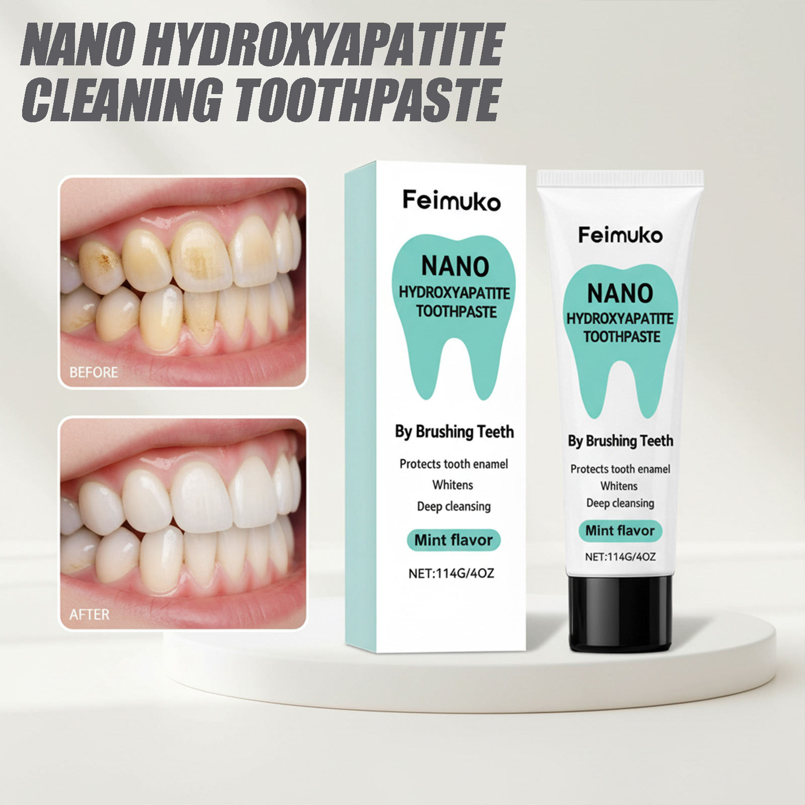 Nano Hydroxyapatite Toothpaste - Remineralizing Toothpaste recension och pris