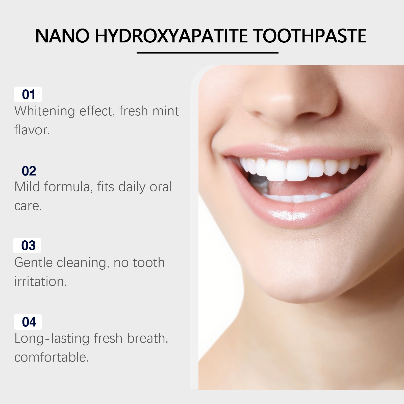 Nano Hydroxyapatite Toothpaste - Remineralizing Toothpaste recension och pris