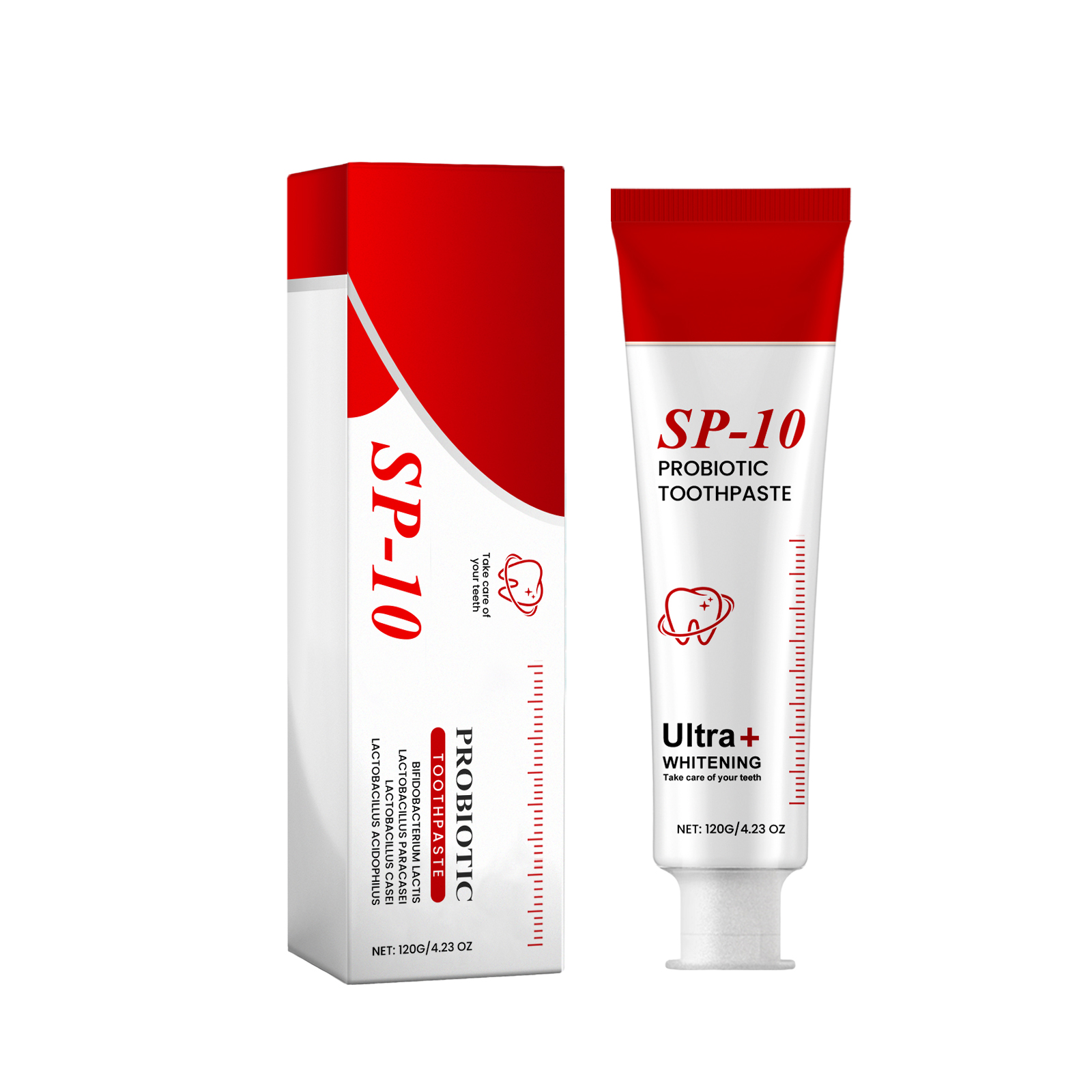Sp 10 Probiotic Whitening Toot - Remineralizing Toothpaste recension och pris