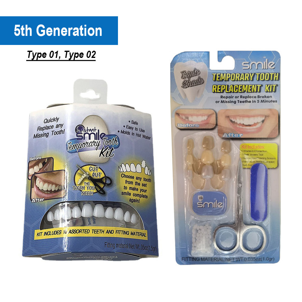 5Pcs Upper Lower Fake Tooth Ve - Teeth Whitening For Braces recension och pris