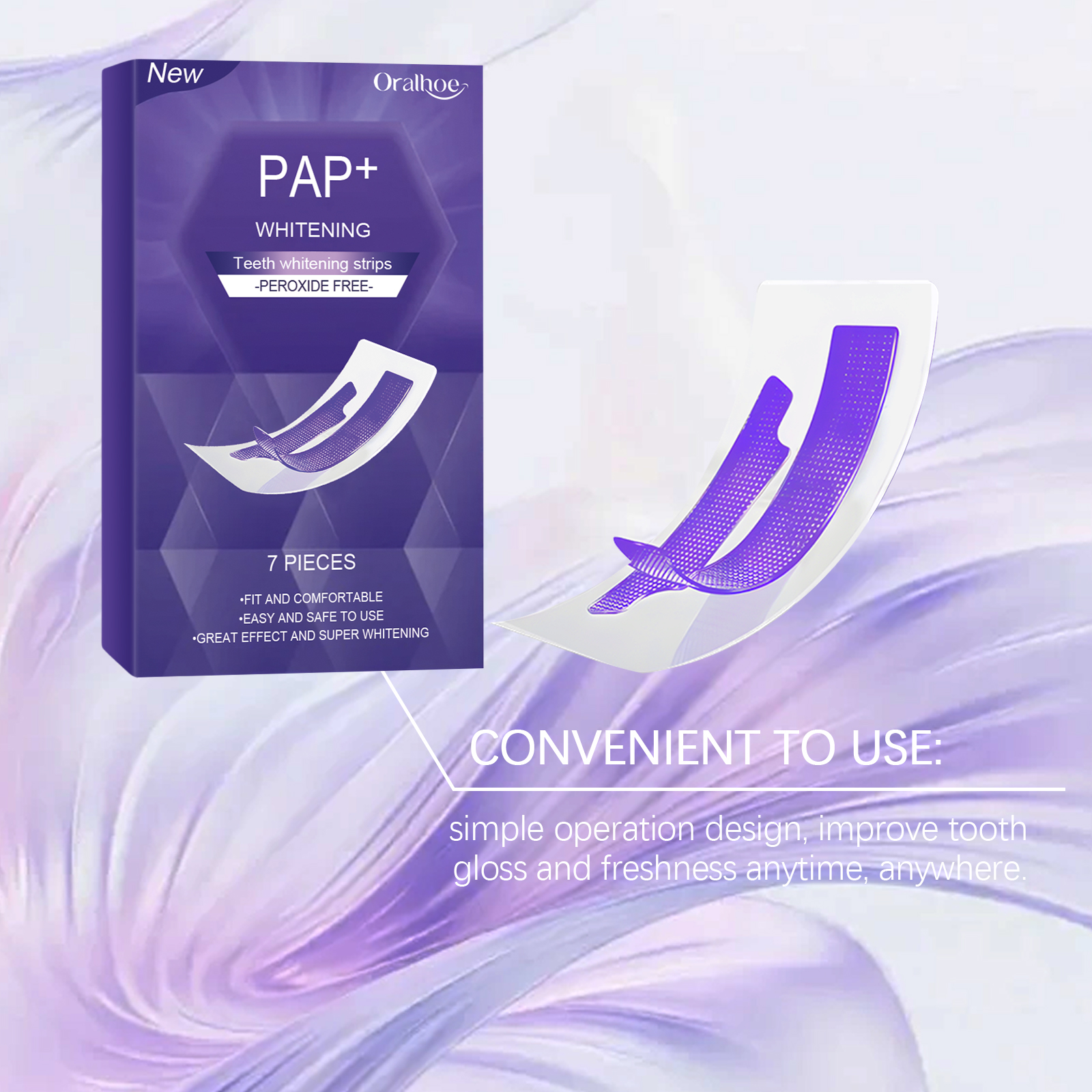Purple Teeth Whitening Strips  - Teeth Whitening Street recension och pris