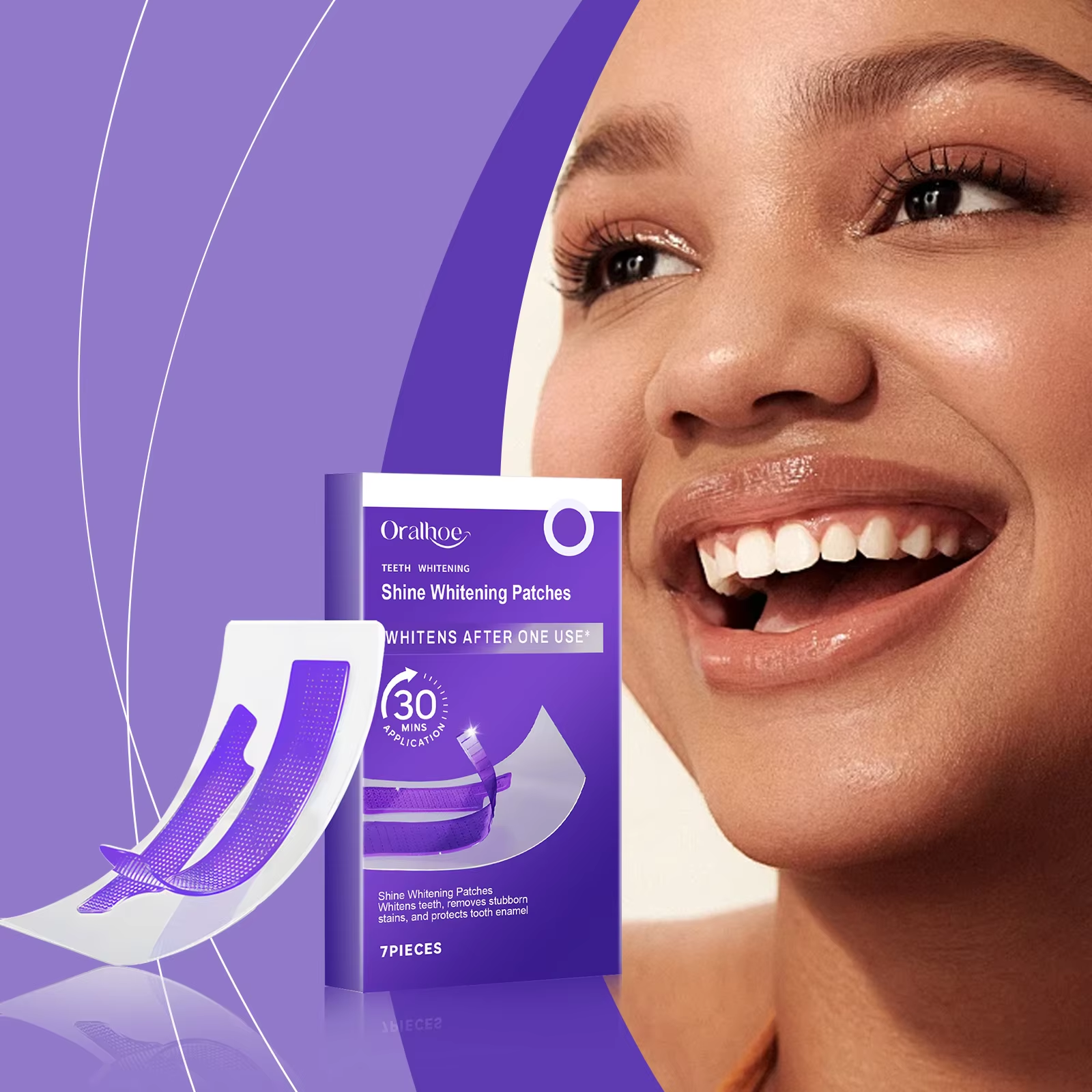 Purple Teeth Whitening Strips  - Teeth Whitening Street recension och pris