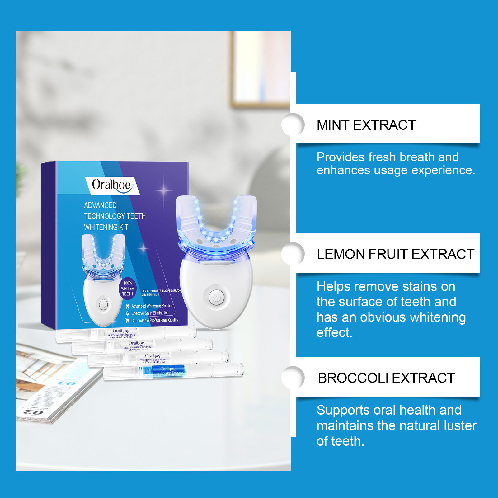 Professional Teeth Whitening L - Teeth Whitening With Blue Light recension och pris