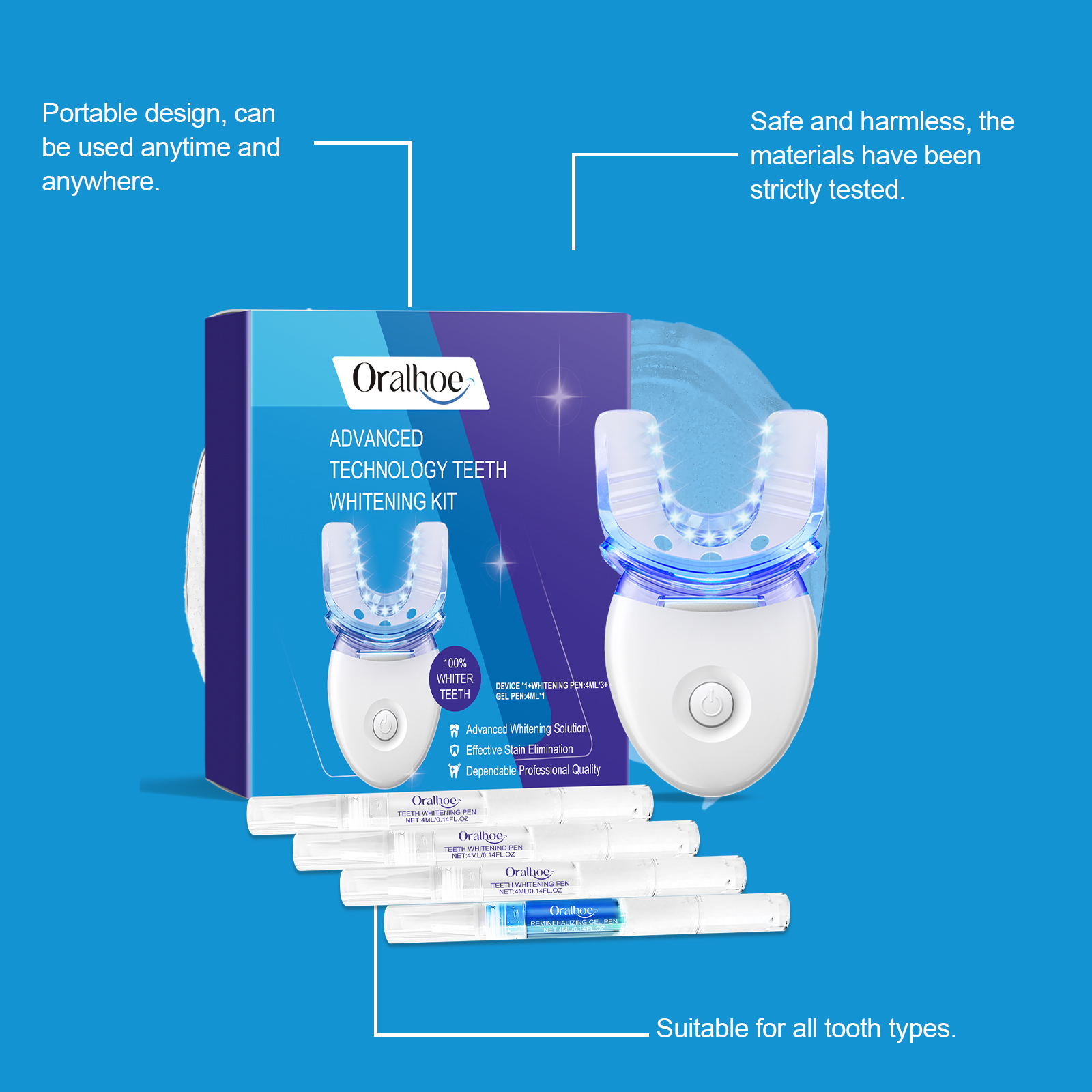 Professional Teeth Whitening L - Teeth Whitening With Blue Light recension och pris